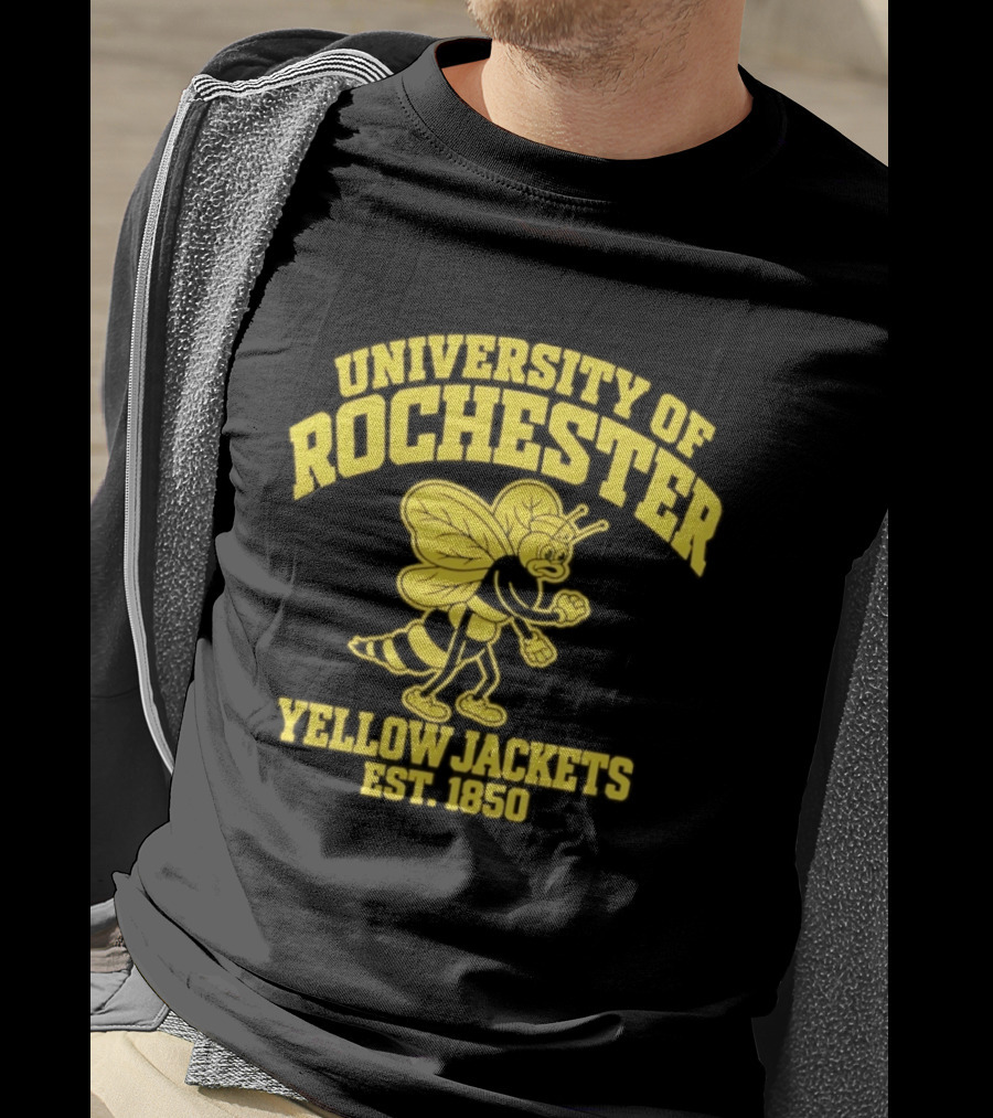 University Of Rochester Yellow Jackets Est 1850 Retro Collegiate T-Shirt