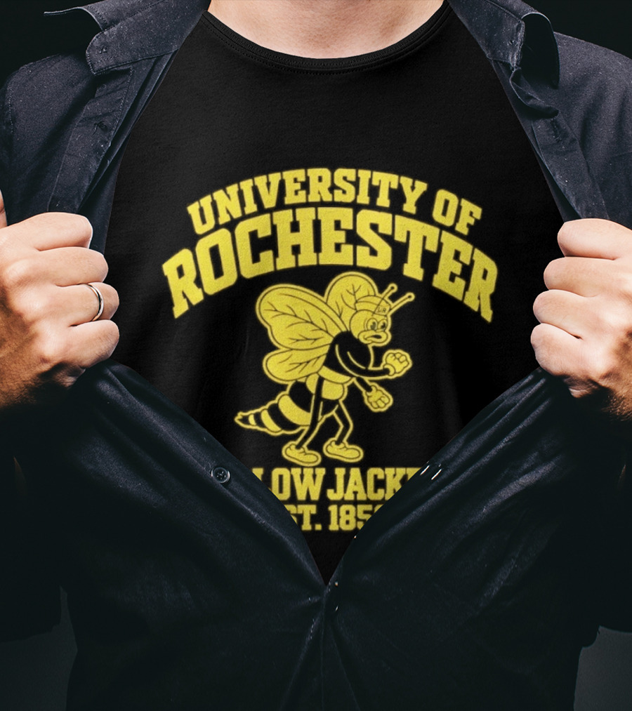 University Of Rochester Yellow Jackets Est 1850 Retro Collegiate T-Shirt