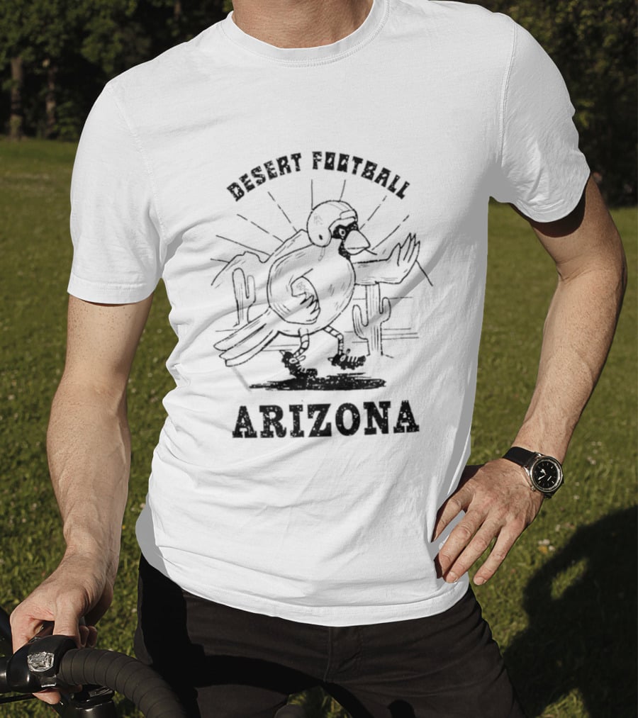 Arizona Cardinals Desert Football Arizona Cactus Helmet T-Shirt