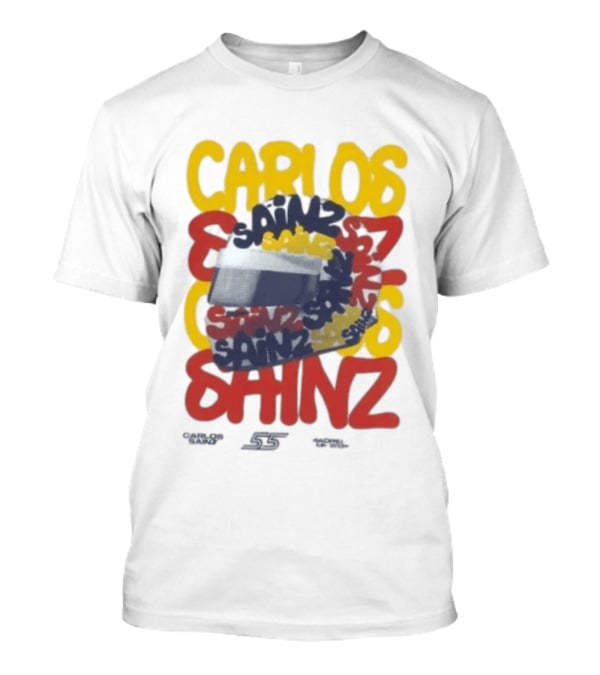 Carlos Sainz Madrid F1 Team Race Special 26 Atlassian Williams T-Shirt