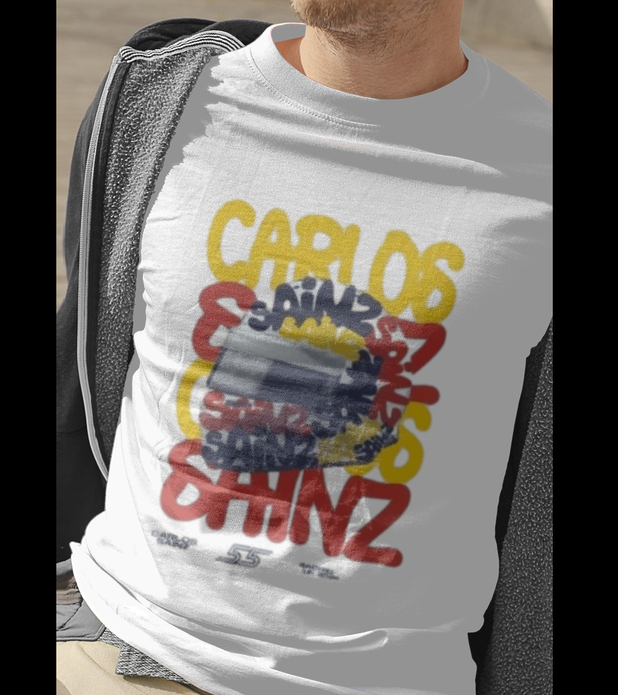 Carlos Sainz Madrid F1 Team Race Special 26 Atlassian Williams T-Shirt