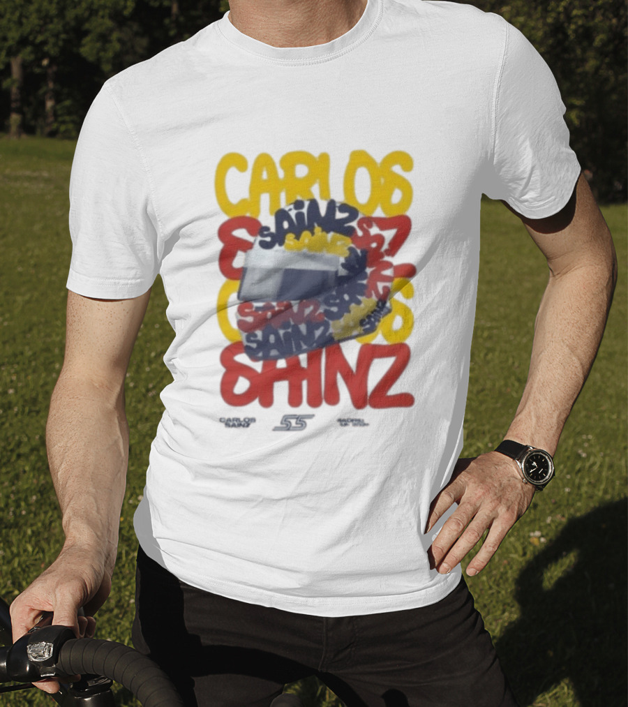 Carlos Sainz Madrid F1 Team Race Special 26 Atlassian Williams T-Shirt