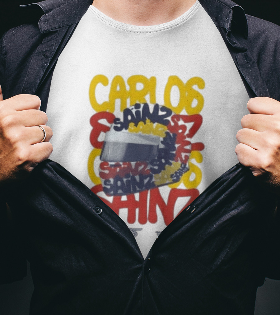 Carlos Sainz Madrid F1 Team Race Special 26 Atlassian Williams T-Shirt