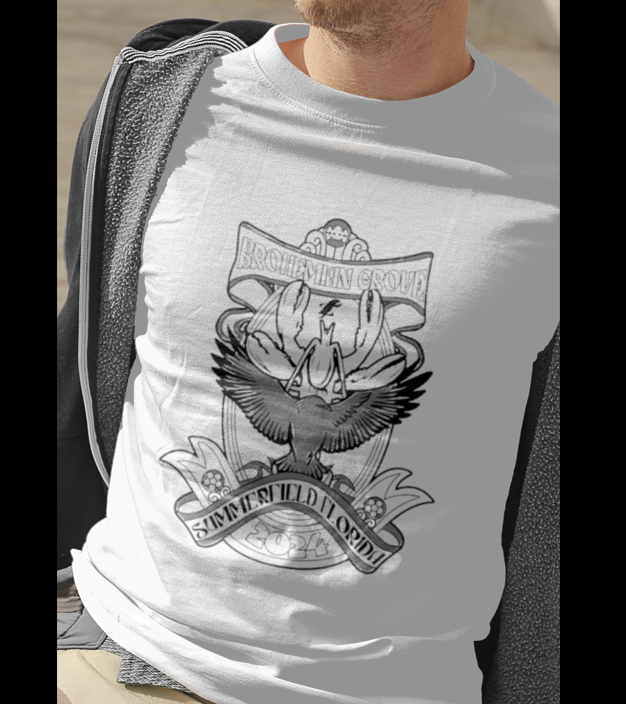 Brohemian Grove Summerfield Florida 2024 Owl And Bird T-Shirt