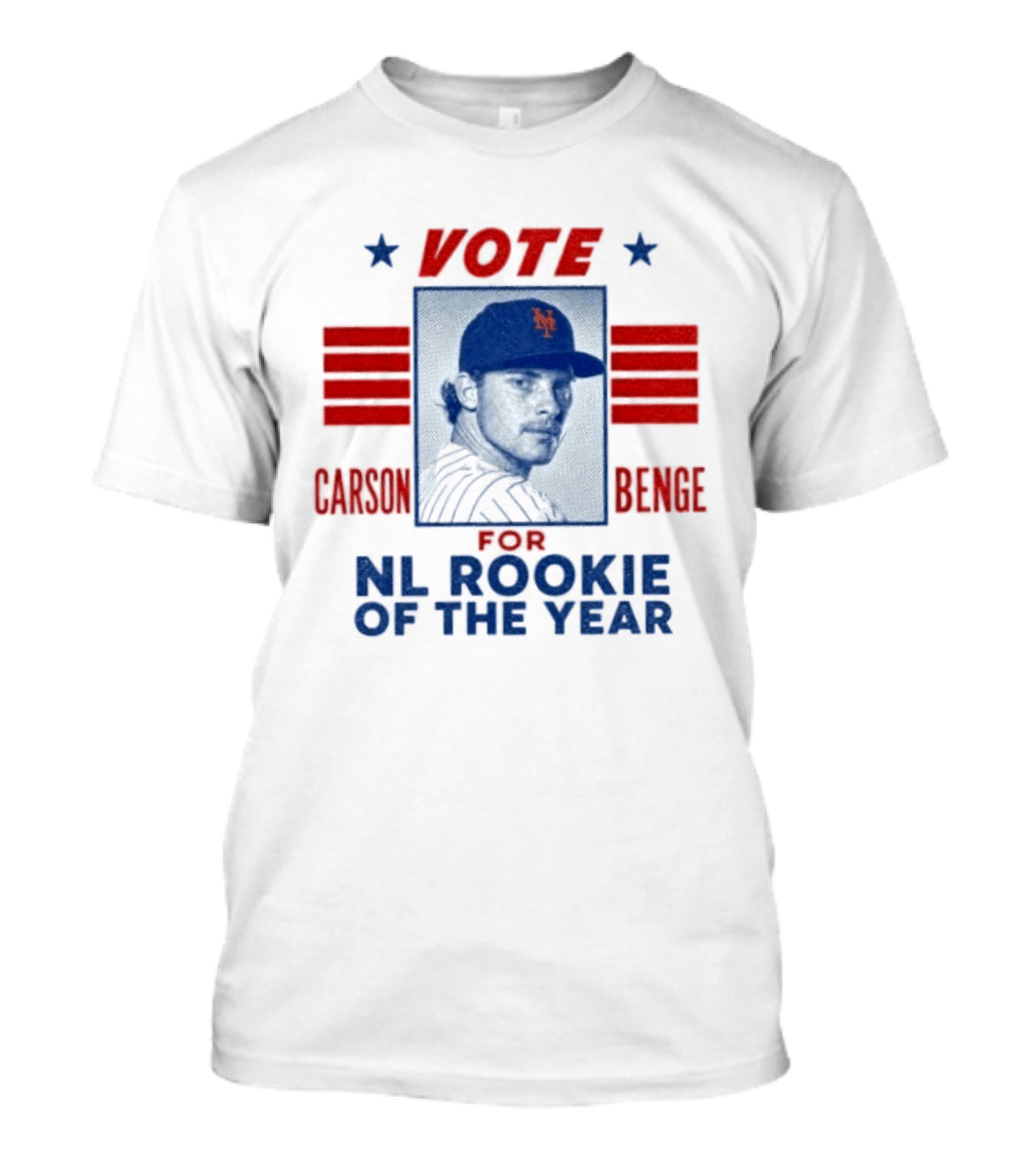 Carson Benge Mets Vote For NL Rookie Of The Year T-Shirt