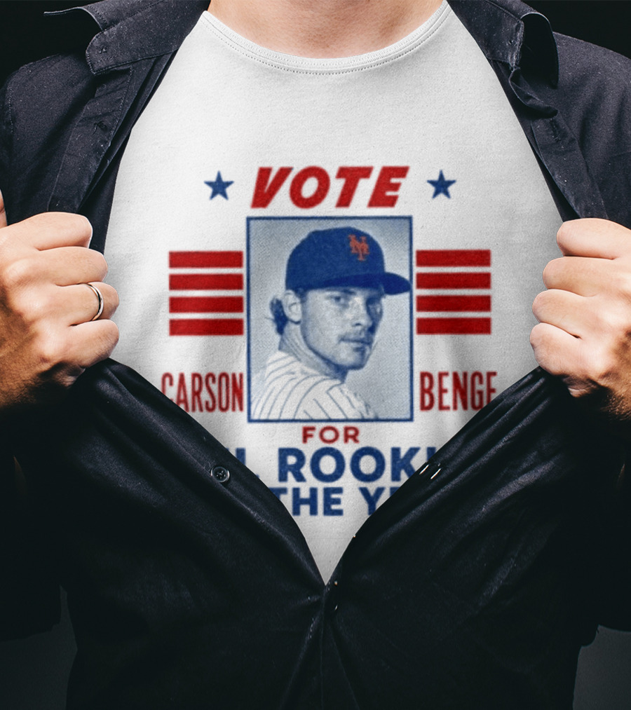 Carson Benge Mets Vote For NL Rookie Of The Year T-Shirt