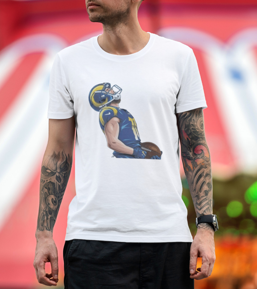 Cooper Kupp Los Angeles Rams No 10 Football Player Celebration T-Shirt
