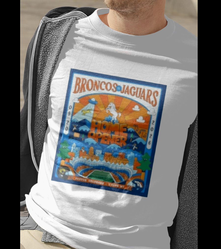 Broncos Vs Jaguars 2026 Home Opener Denver Colorado Football Clash 09 20 T-Shirt