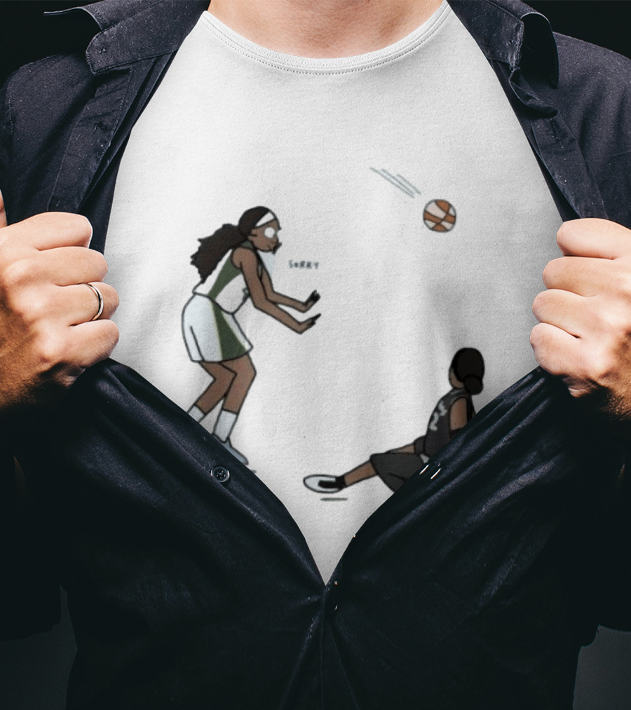 Flau'jae Johnson Saying Sorry To A'ja Wilson After Basketball Block T-Shirt