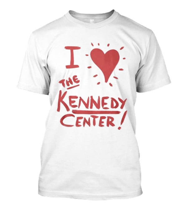 I Love The Kennedy Center Bold Red Heart T-Shirt
