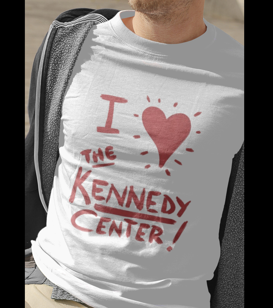 I Love The Kennedy Center Bold Red Heart T-Shirt