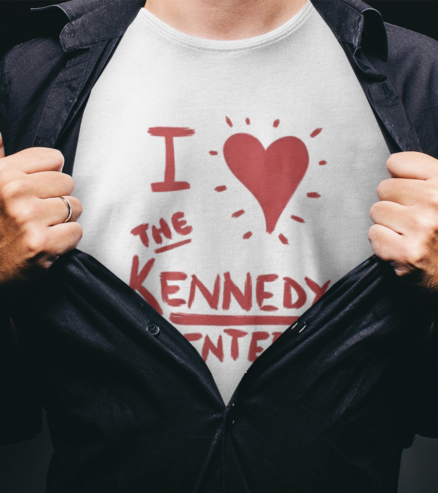 I Love The Kennedy Center Bold Red Heart T-Shirt