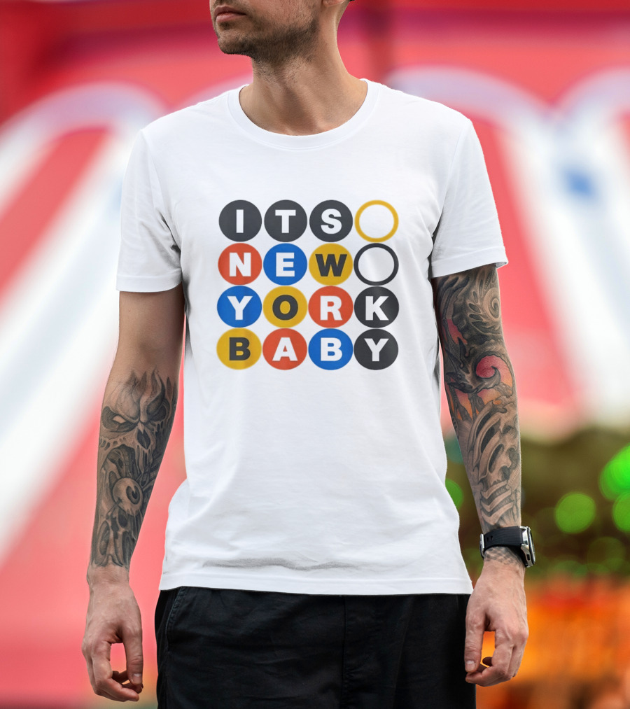 New York Baby Subway NYC Big Apple T-Shirt