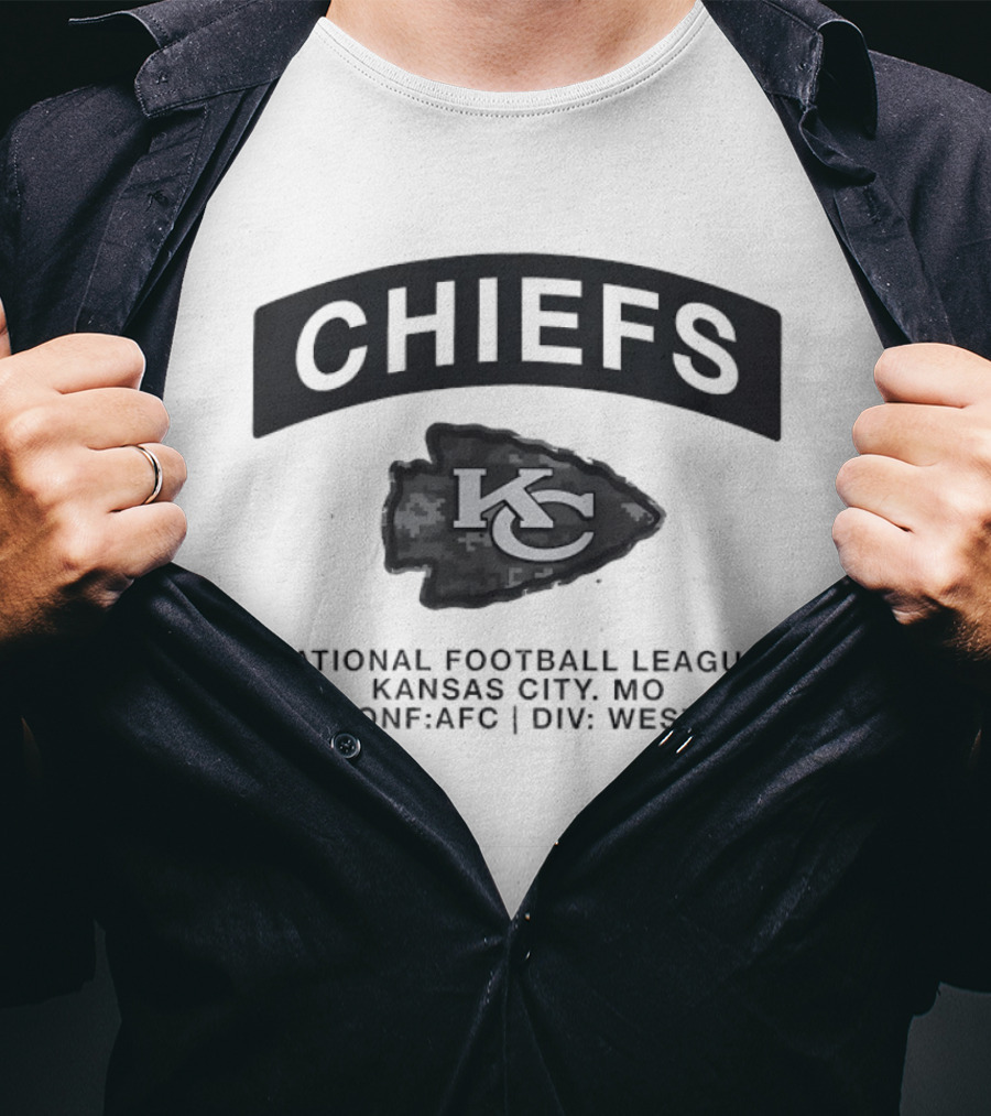 CHIEFS KC National Football League Kansas City MO AFC West T-Shirt