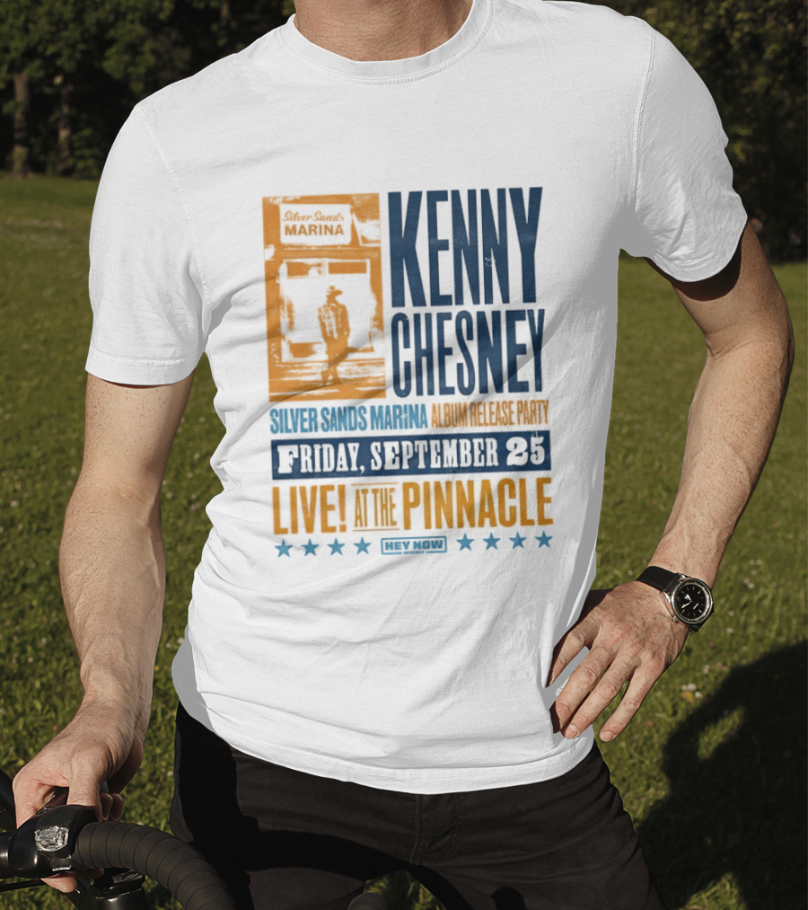 Kenny Chesney Silver Sands Marina Album Release Party Friday September 25 Live At The Pinnacle Stars T-Shirt