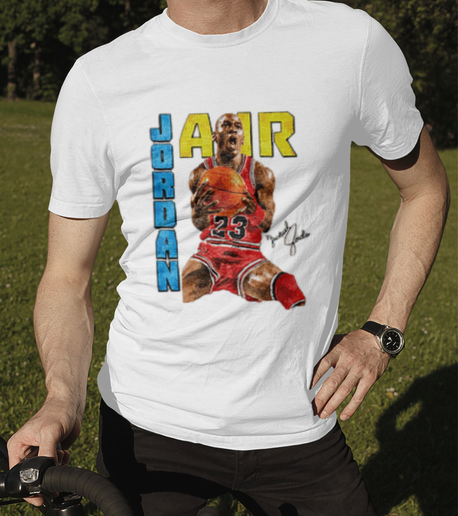 Jordan Air 23 Basketball Player Holding Ball T-Shirt