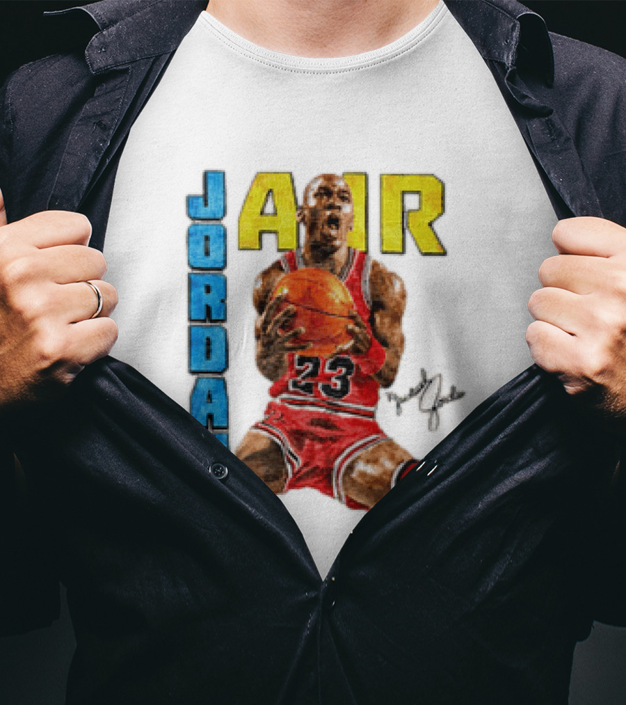 Jordan Air 23 Basketball Player Holding Ball T-Shirt