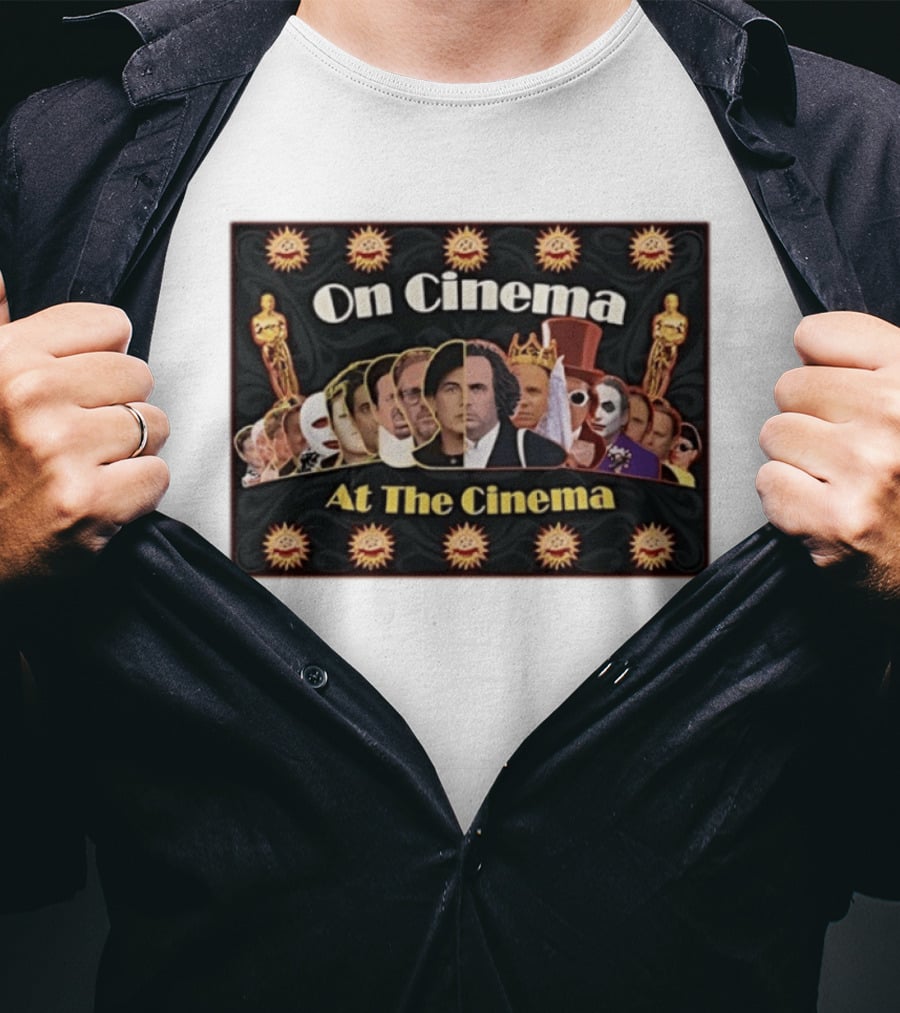 On Cinema At The Cinema Tim Heidecker Gregg Turkington Oscar Iconic Film Characters T-Shirt
