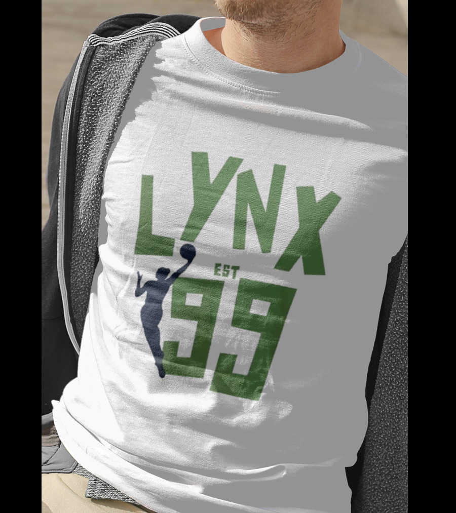 Playa Society Minnesota Lynx Est 99 Basketball Jumper T-Shirt