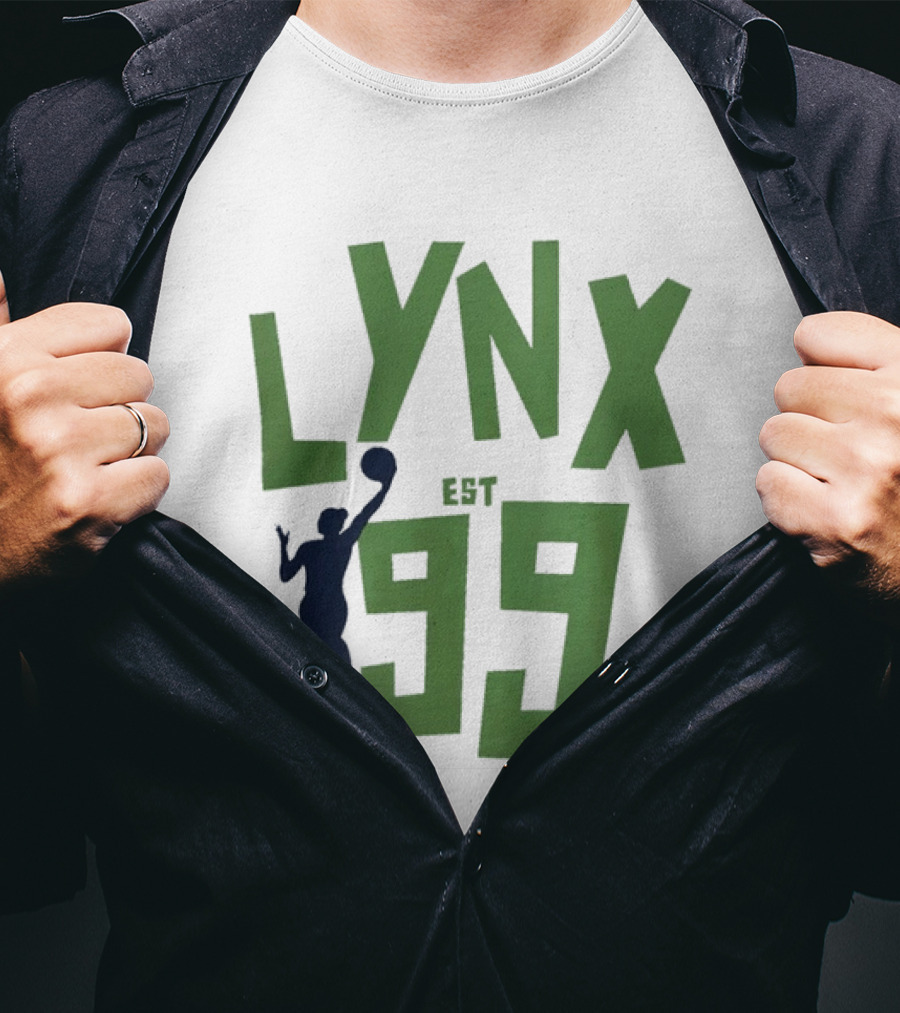 Playa Society Minnesota Lynx Est 99 Basketball Jumper T-Shirt