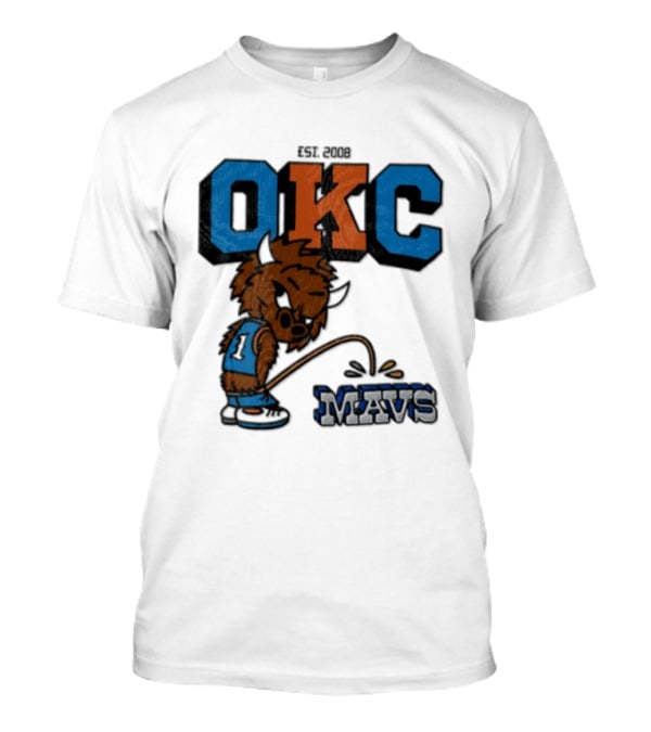 Oklahoma City Thunder Rumble On Dallas Mavericks Mavs Rivalry T-Shirt
