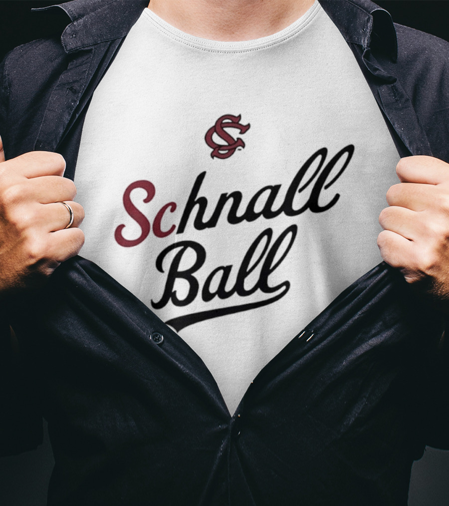 South Carolina Schnall Ball SC Gamecocks T-Shirt