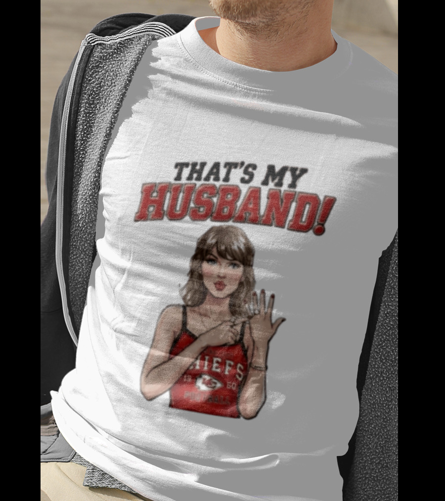Taylor That's My Husband 87 Kansas City Chiefs Football T-Shirt