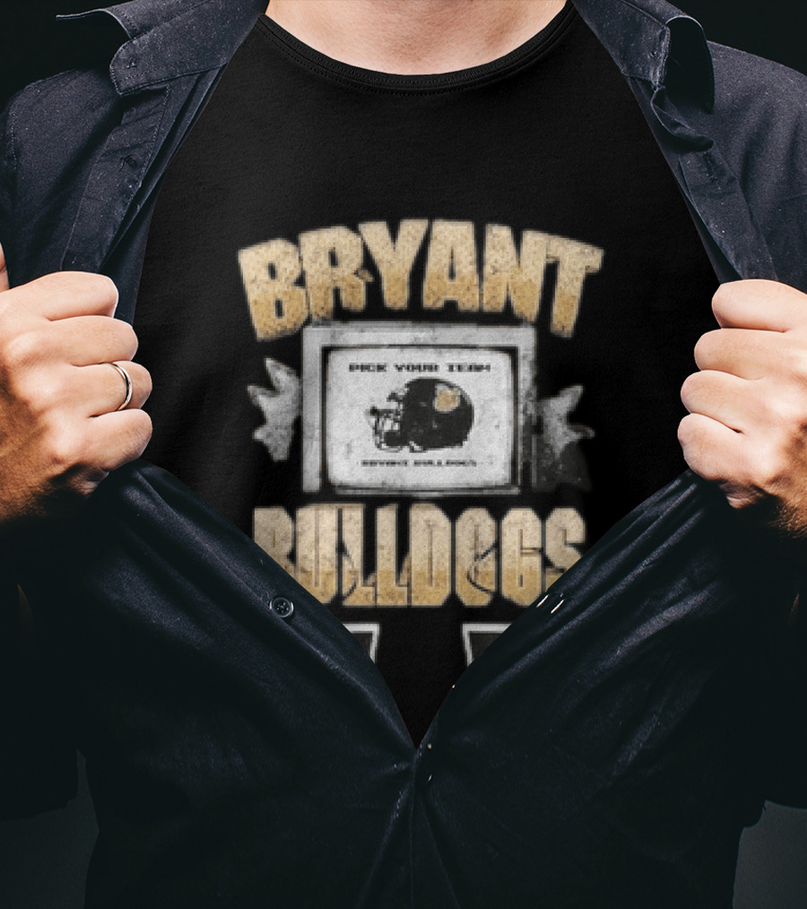 Bryant Bulldogs Pick Your Team Video Game Football Helmet T-Shirt