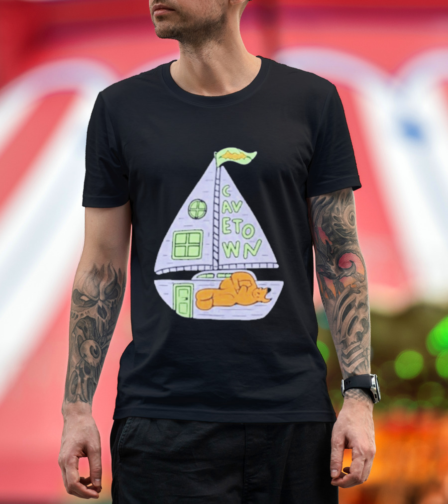 Cavetown Running With Scissors 2026 USA Tour Sail Boat T-Shirt