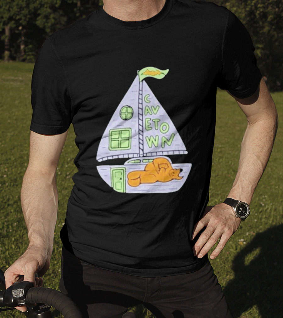 Cavetown Running With Scissors 2026 USA Tour Sail Boat T-Shirt
