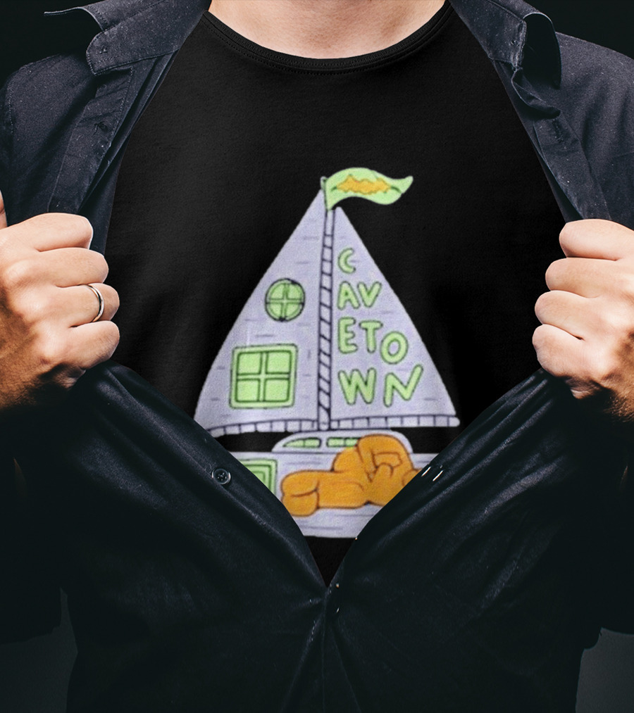 Cavetown Running With Scissors 2026 USA Tour Sail Boat T-Shirt