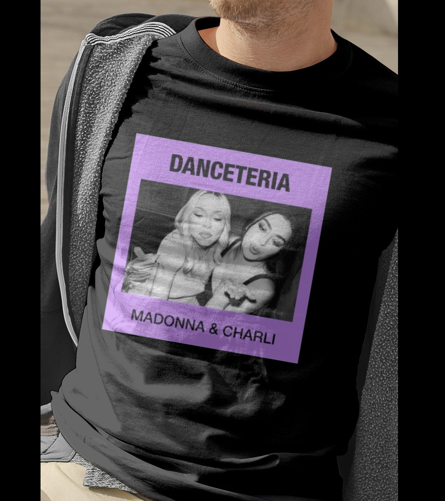 Danceteria Madonna & Charli Nostalgia 80s Club Scene T-Shirt