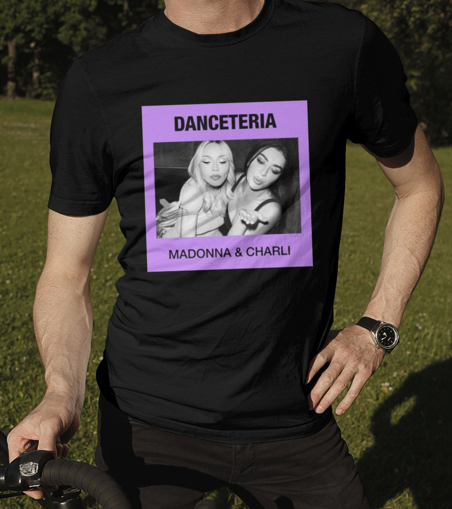 Danceteria Madonna & Charli Nostalgia 80s Club Scene T-Shirt