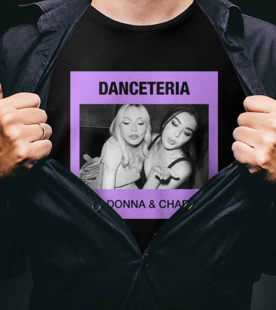 Danceteria Madonna & Charli Nostalgia 80s Club Scene T-Shirt