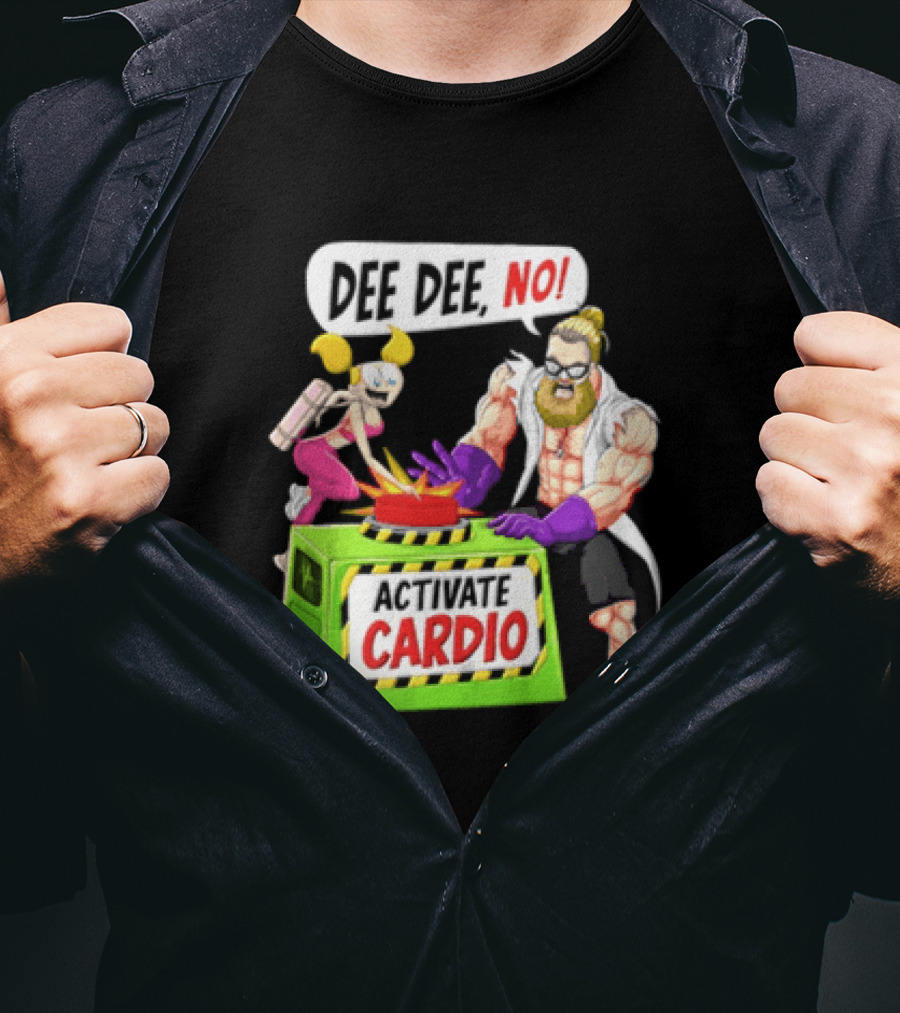 Dee Dee No Activate Cardio Dexters Laboratory Cartoon T-Shirt