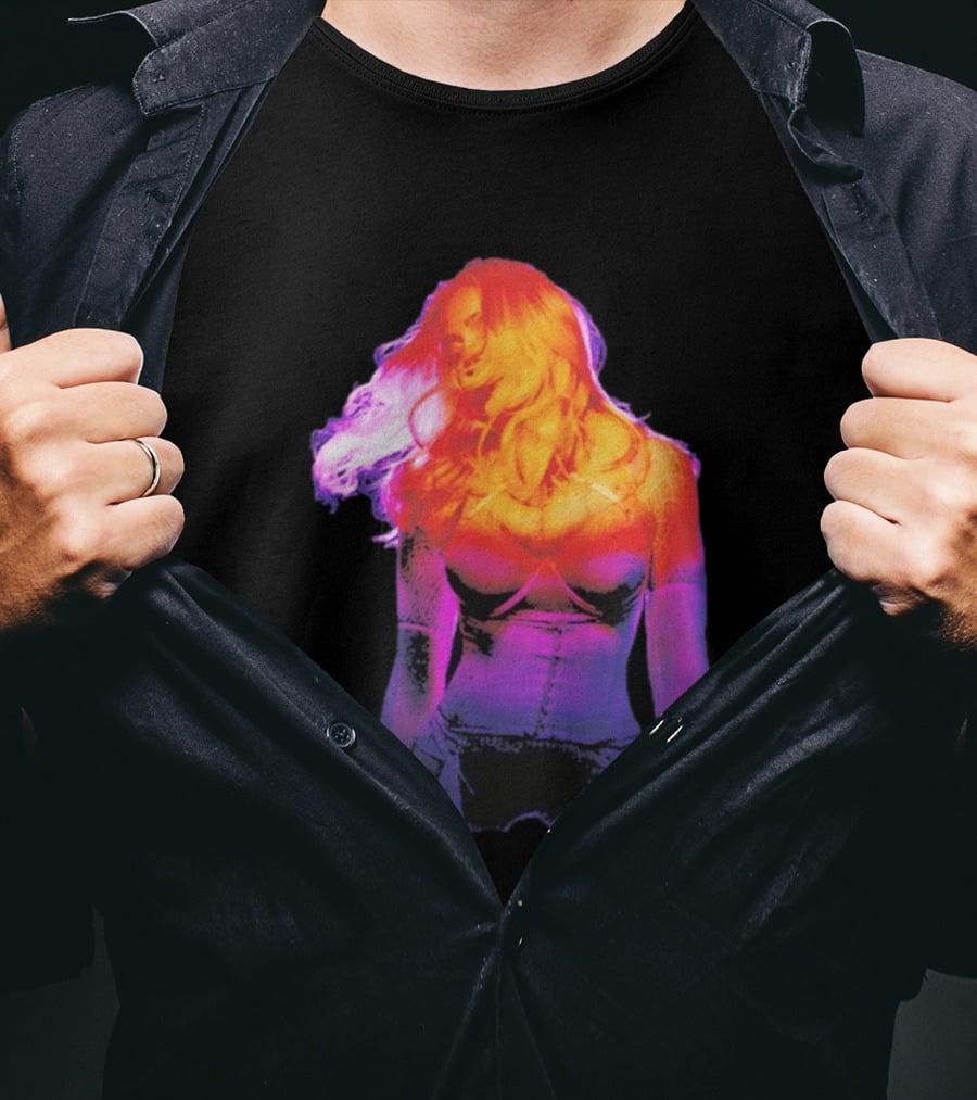Madonna My Sins Are My Savior Neon Effect T-Shirt