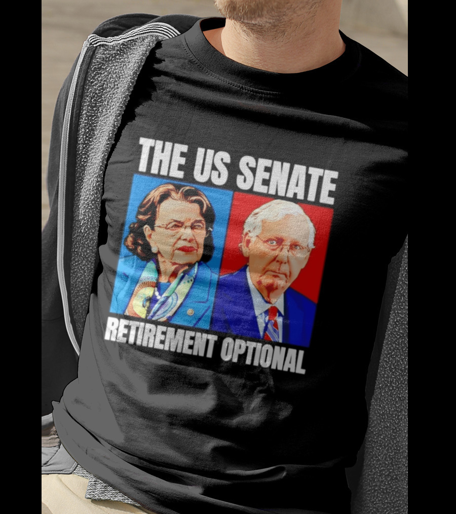 Dianne Feinstein Mitch McConnell The US Senate Retirement Optional T-Shirt