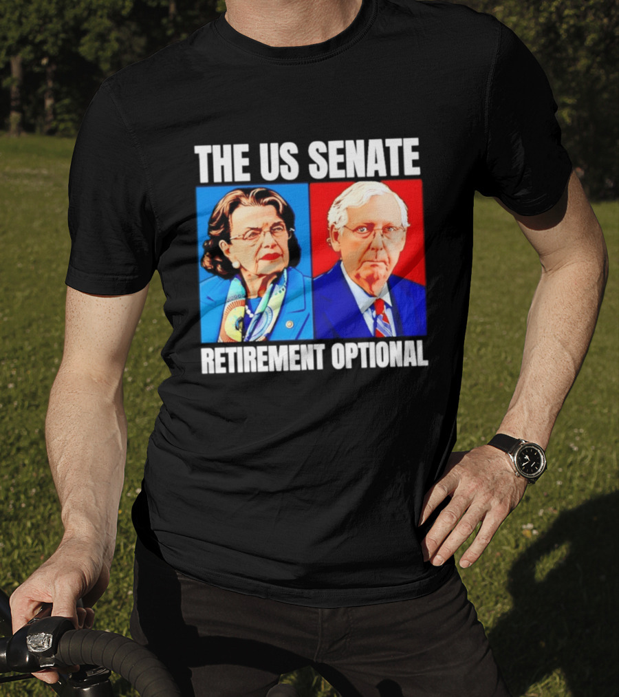 Dianne Feinstein Mitch McConnell The US Senate Retirement Optional T-Shirt