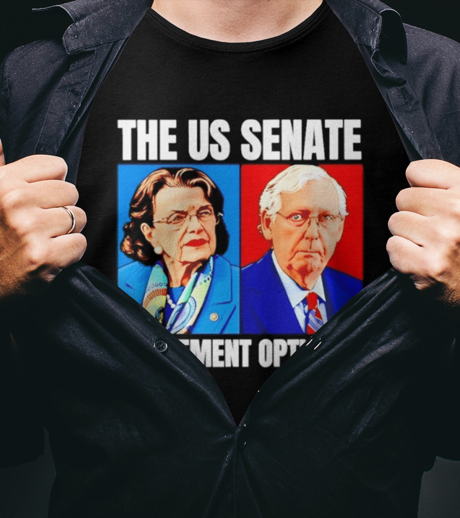 Dianne Feinstein Mitch McConnell The US Senate Retirement Optional T-Shirt