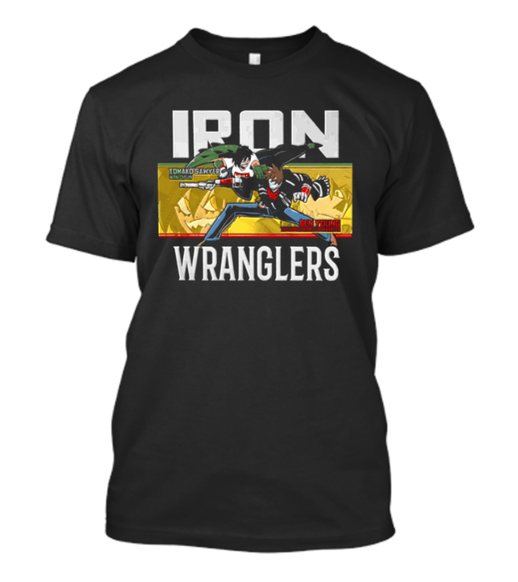 Iron Wranglers Tomako Sawyer Ben Eze Young Wildcats Unbreakable Ranger T-Shirt
