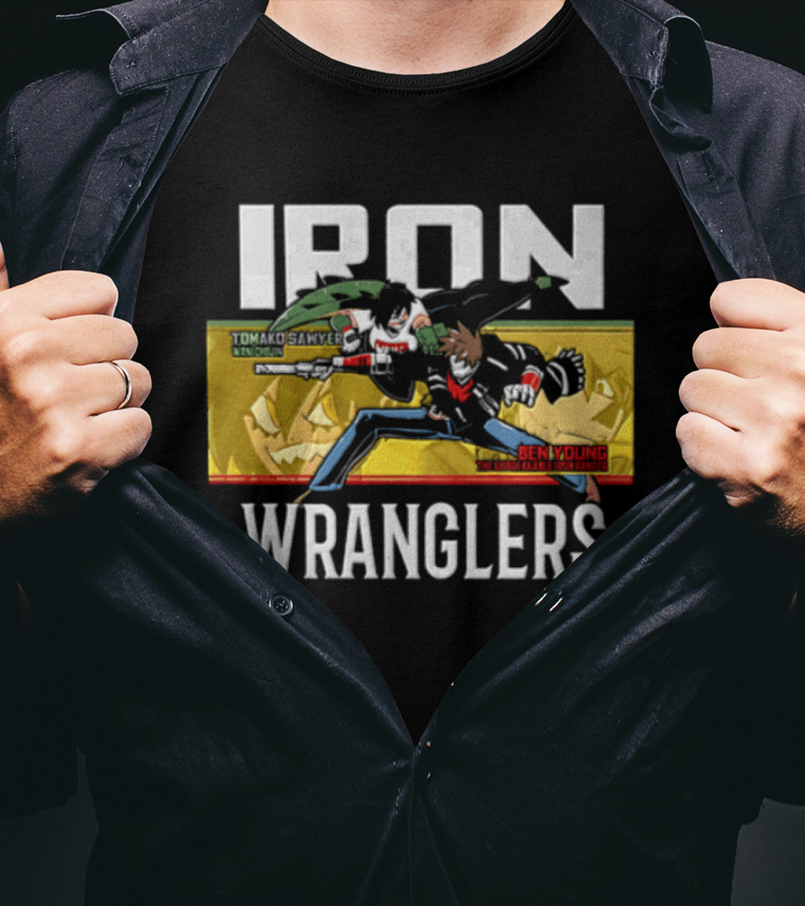 Iron Wranglers Tomako Sawyer Ben Eze Young Wildcats Unbreakable Ranger T-Shirt
