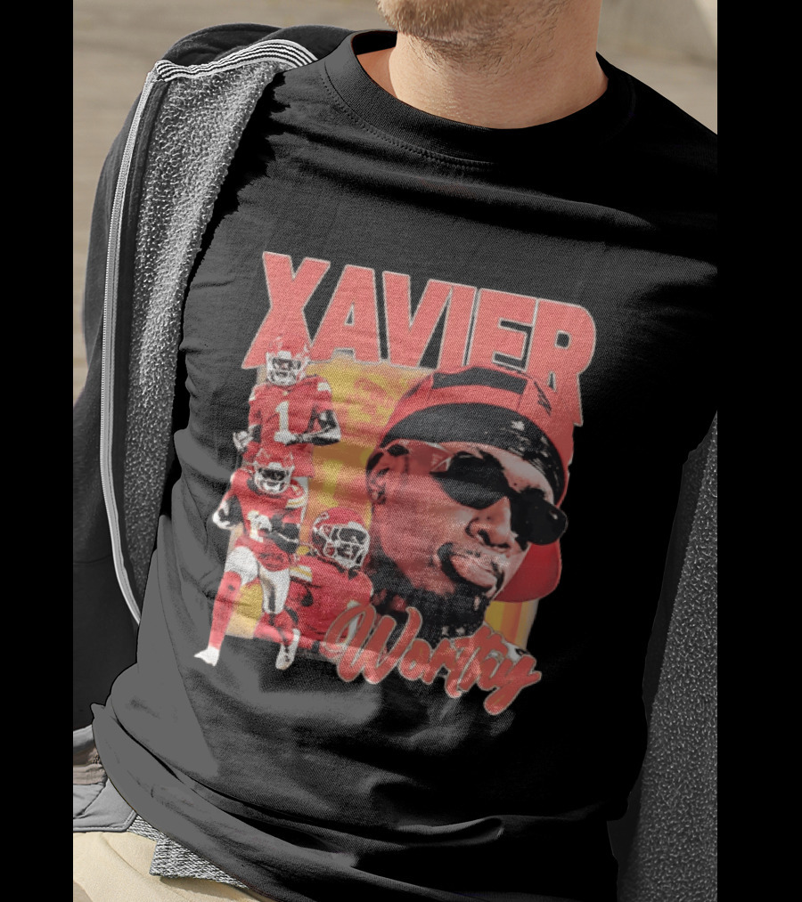 Xavier Worthy Kansas City Chiefs Football Player T-Shirt