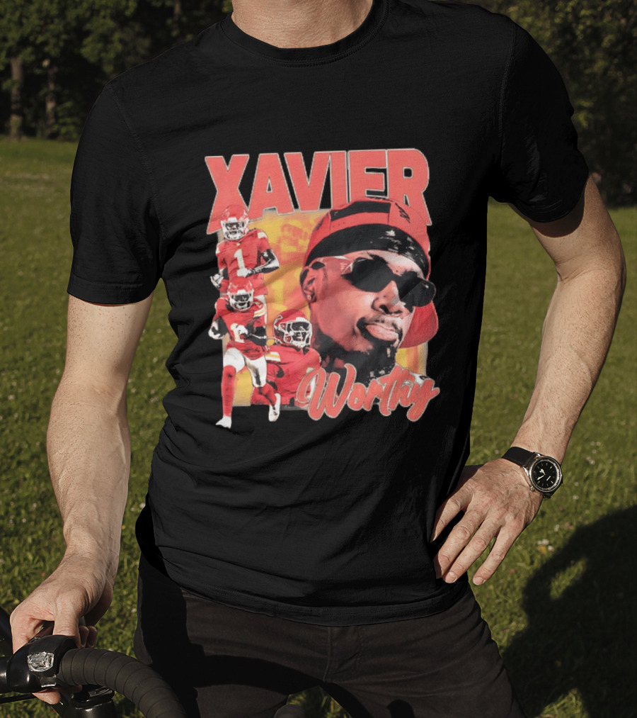 Xavier Worthy Kansas City Chiefs Football Player T-Shirt