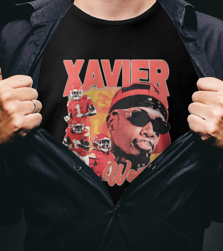 Xavier Worthy Kansas City Chiefs Football Player T-Shirt