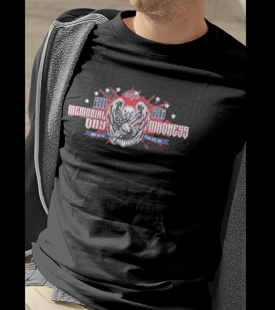 ESTB Memorial Day Madness 2026 Ocean City MD May 23 25 Eagle Basketball Stars T-Shirt