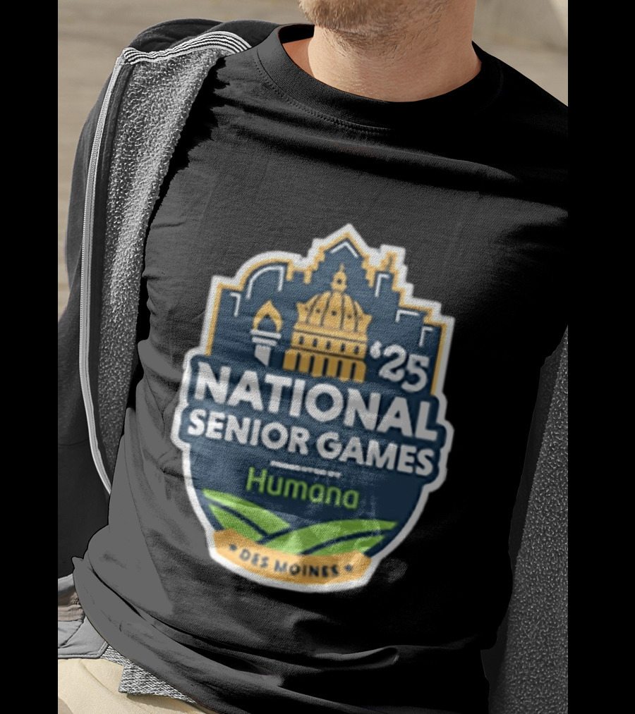 National Senior Games 2025 Presented By Humana Des Moines T-Shirt