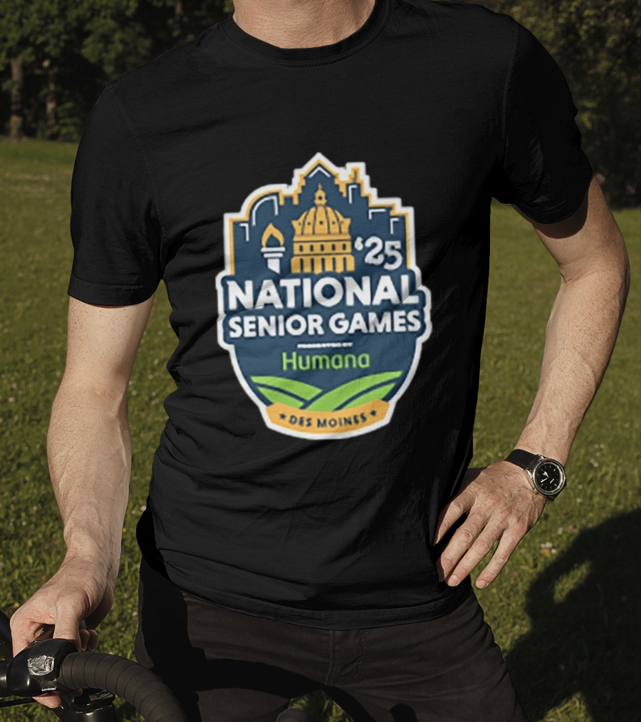 National Senior Games 2025 Presented By Humana Des Moines T-Shirt