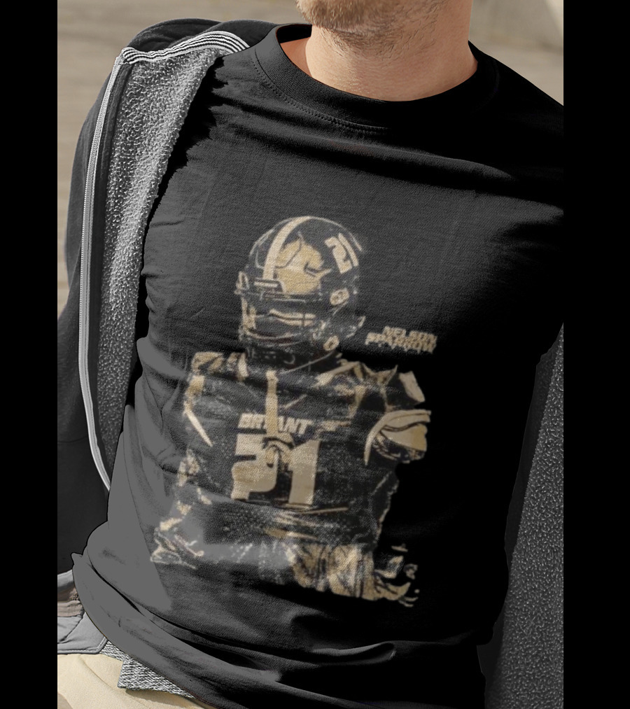 Bryant Bulldogs Nelson Sparrow No 21 Safety Distressed Football T-Shirt