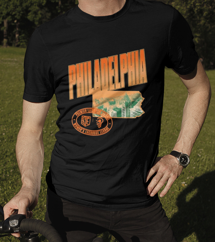 Philadelphia Premier Lacrosse League Women's Lacrosse Skyline T-Shirt