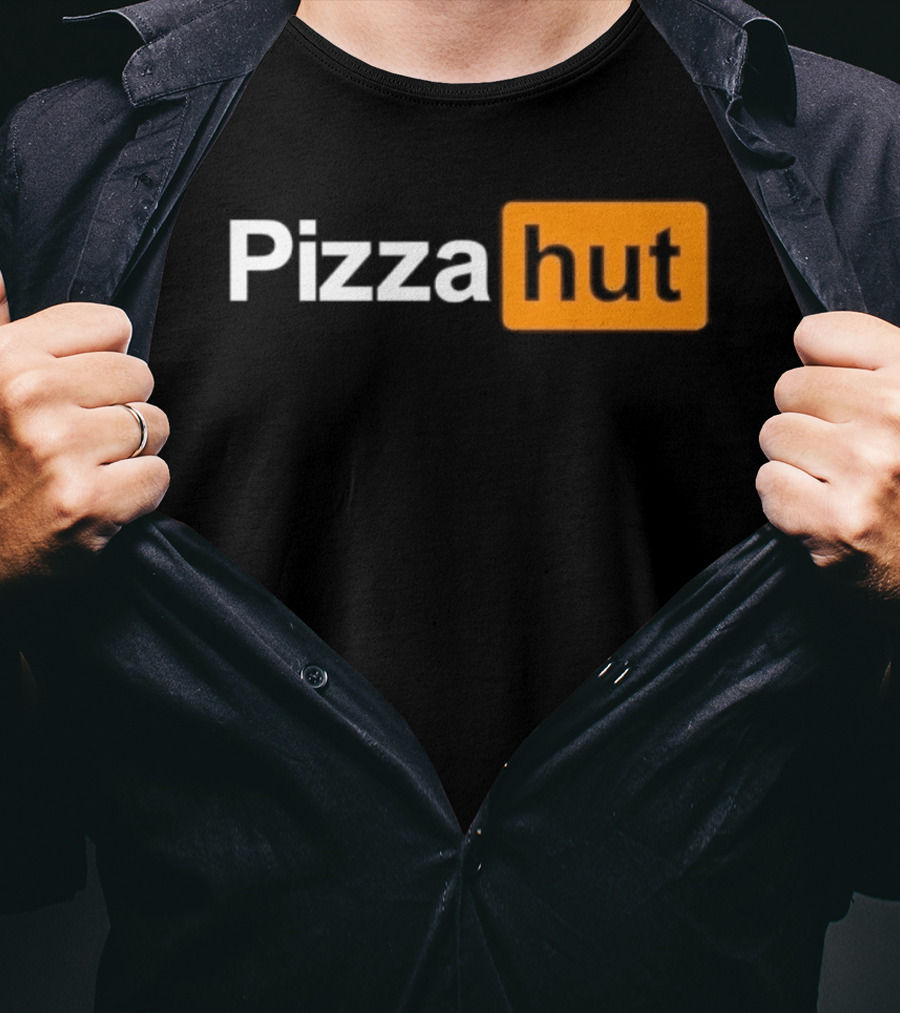 Pizza Hut Retro Branding Fast Food Nostalgia T-Shirt